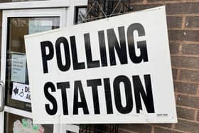 A polling station - Sheffield City Council and South Yorkshire Mayoral elections take place on May 2. Picture: LDRS