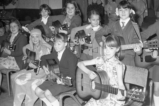 Did you love a music class? They certainly did at Thorney Close Junior School in 1975.
