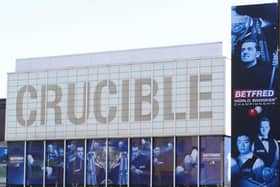 The Crucible Theatre in Sheffield during the 2019 Betfred World Championship (pic: Nigel French/PA)