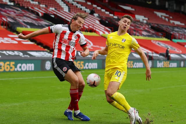 Sander Berge delivered arguably his best display in a Sheffield United shirt against Fulham: Simon Bellis/Sportimage