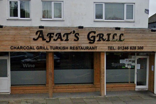 Afat's Grill, 413 Sheffield Road, Whittington Moor, S41 8LT. Rating: 4.8/5 (based on 216 Google Reviews). "Decided to eat here after reading an article in the Derbyshire Times and wasn't disappointed."