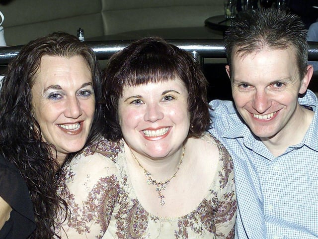 Having a break from the dancefloor were Lisa, Rachel and Mark