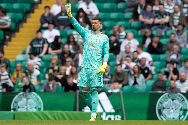 The summer signing has been used as Celtic’s League Cup goalkeeper so far this season. Expected to start in favour of Joe Hart.