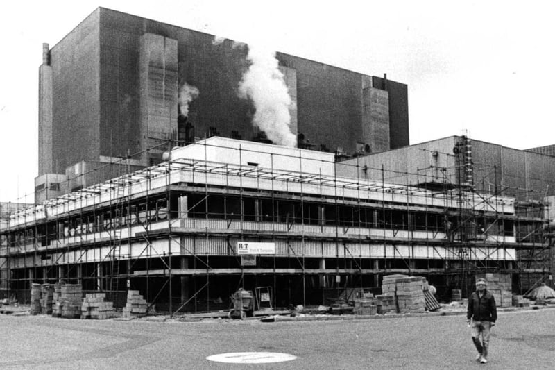 The administration block at Hartlepool Power Station was nearing completion and was seen with the nuclear hall in the background in this photo. Does this bring back memories?