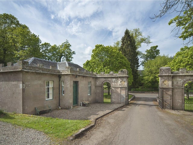 Another of the castle's estate buildings is west lodge.