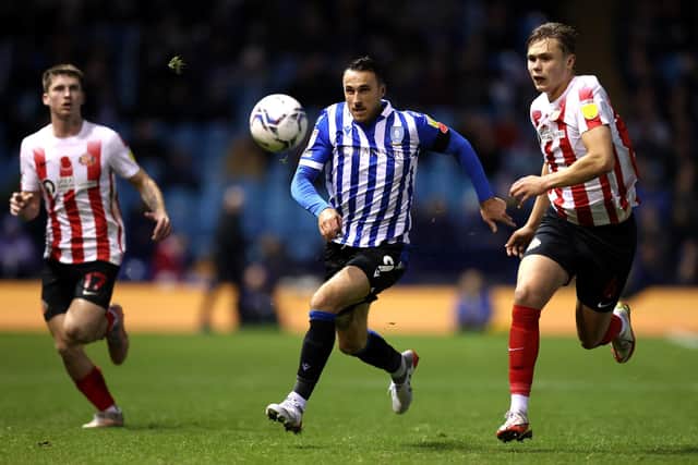 Lee Gregory in action for Sheffield Wednesday when the Owls played Sunderland earlier this season