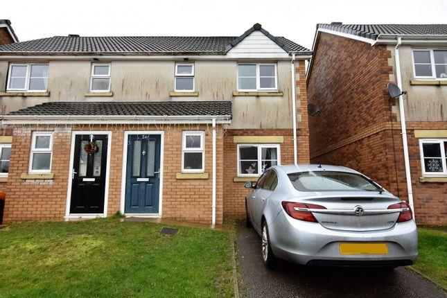 This three-bedroomed semi-detached home has off-road parking and a garden to the rear. It is on the market with Gascoigne Halman priced at £135,000.