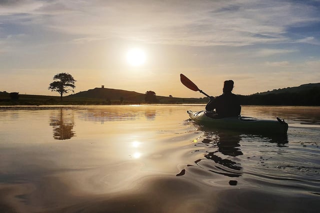 "This was taken on the first day after full lockdown ended and features my wife on the morning of her birthday on Castle Semple Loch, Lochwinnoch with ‘Semple Temple’ on Kenmuir Hill in silhouette in the early morning sun. I‘ve paddled the loch for 40 years, and this one was as special as it gets." Gary Fawcett, Lochwinnoch
