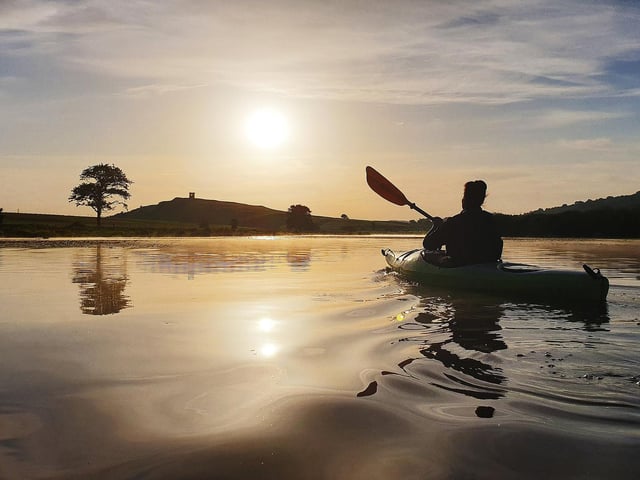 "This was taken on the first day after full lockdown ended and features my wife on the morning of her birthday on Castle Semple Loch, Lochwinnoch with ‘Semple Temple’ on Kenmuir Hill in silhouette in the early morning sun. I‘ve paddled the loch for 40 years, and this one was as special as it gets." Gary Fawcett, Lochwinnoch