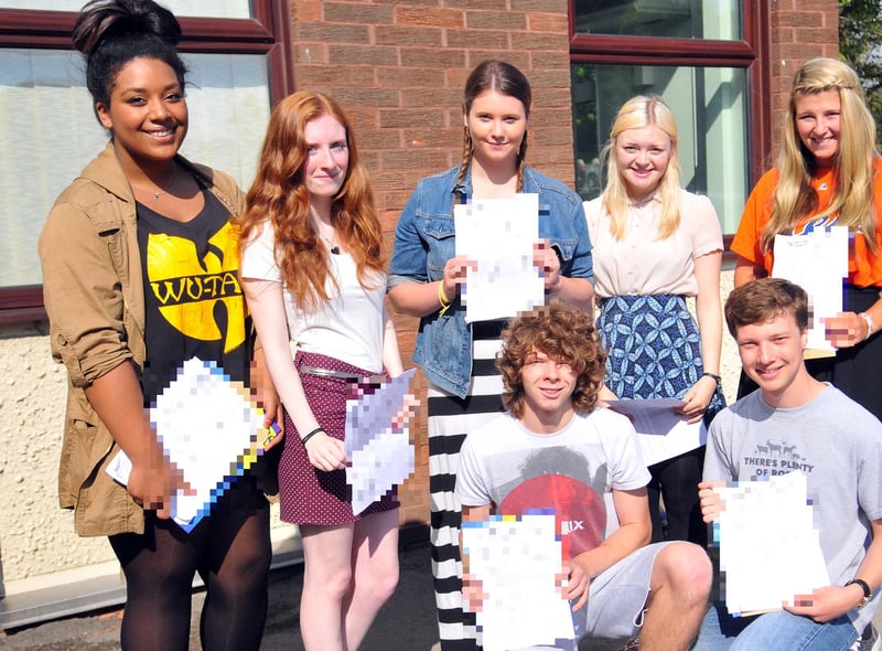 Top performing High Tunstall College of Science pupils with their GCSE results in 2013. Who do you recognise?