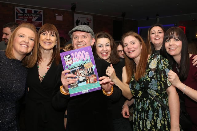 Author Neil Anderson at the launch party of his new book the Dirty Stop Out Guide to the 1990s