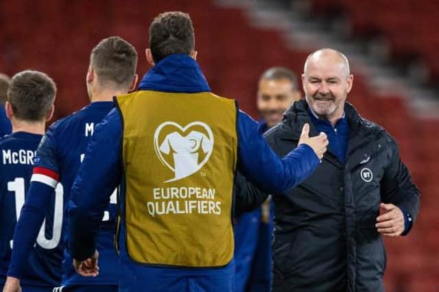 Steve Clarke has positive selection options for Serbia next month  (Photo by Craig Williamson / SNS Group)