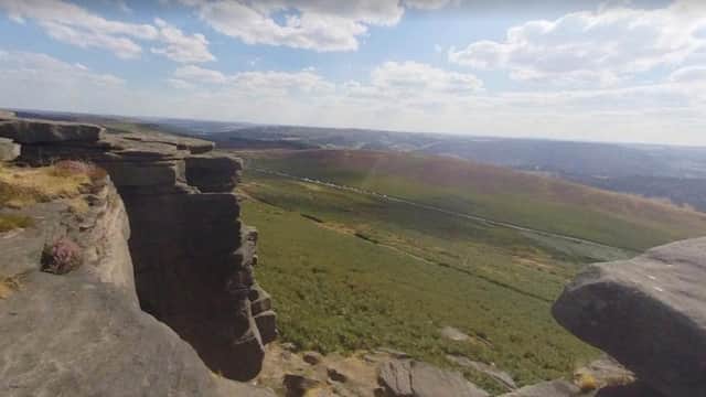 Stanage Edge is one of the most popular walks in the Peak District. The trail is 13.8 kilometres and located near Stoney Middleton.