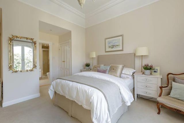The master bedroom is generously proportioned and boasts a smart en suite bathroom. There are also two further double bedrooms, both with en suite shower rooms.