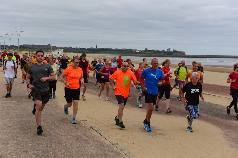 South Shields parkrun organisers said it was great to see 'so many happy people' at the event.