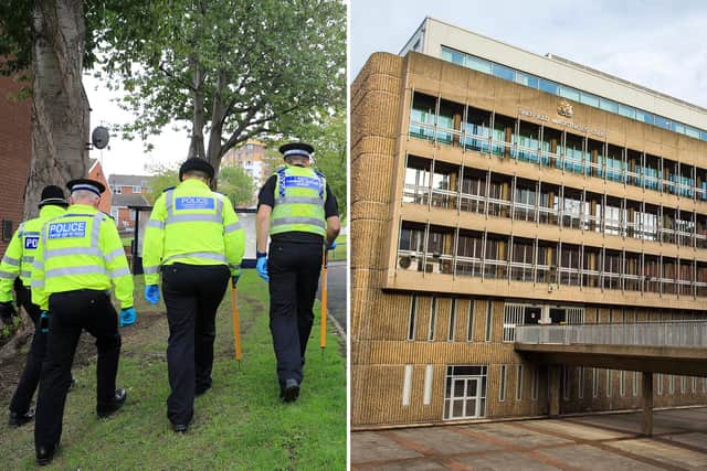Sheffield Magistrates' Court, pictured, heard how a drug-offender has been given a community order after he was caught by police growing cannabis plants.