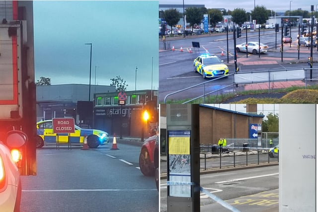Two of Sheffield's busiest roads were shut this morning due to separate serious police incidents.