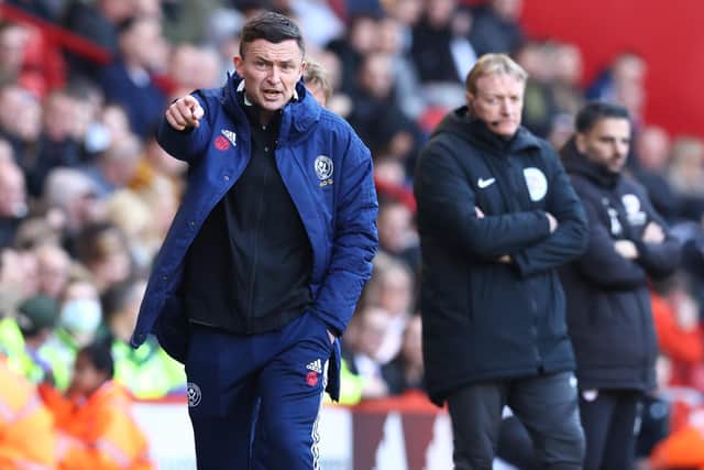 Paul Heckingbottom, the Sheffield united manager: Darren Staples / Sportimage