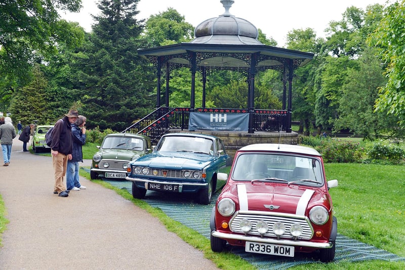 The H&H classic car auction is taking place in Buxton Pavilion Gardens.