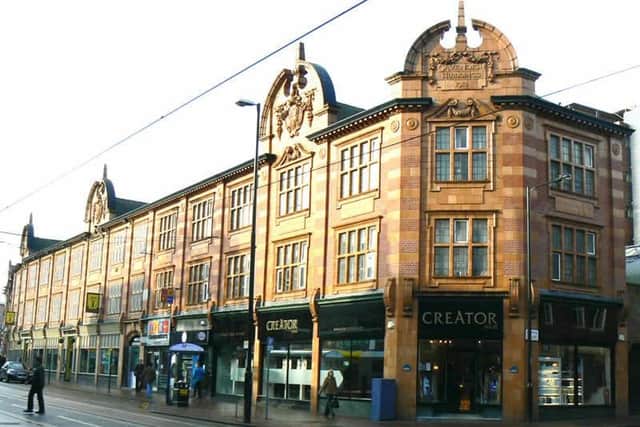 Cavendish Buildings on West Street is a former car showroom and garage and upstairs billiards saloon. It was built by Sheffield firm Henry Boot in phases from 1907 to 1919. Picture: South Yorkshire Local Heritage List