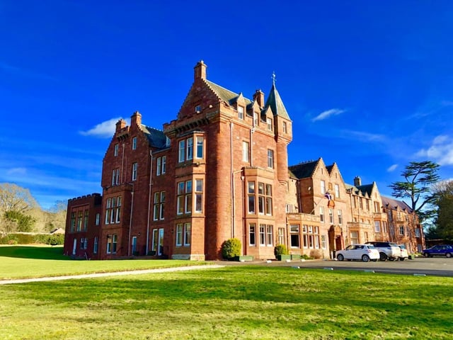 Set in a 10-acre private estate on the banks of the River Tweed and featuring an award-winning restaurant, the Dryburgh Abbey Hotel is just five minutes from the village of St Boswells in the pretty Scottish Borders. There are also two lounges with roaring log fires to nap in front of. A double room for three nights over Hogmanay costs £298.