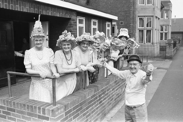 The Easington Lane Tea Dance Group annual Easter Bonnet parade held at Brickgarth Community Association. Can you spot someone you know?