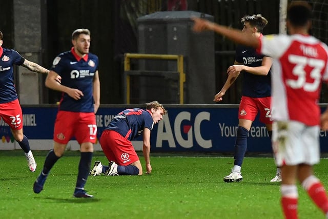 Has real pace and a good left foot but was found wanting for Oldham’s goal as he was caught in possession. Oldham found a lot of space behind the wing backs throughout on a tough night. 5