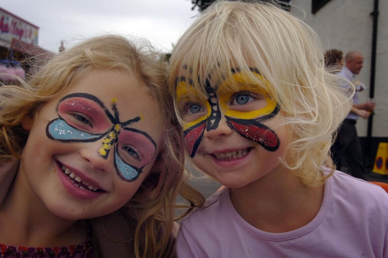 All smiles at Elwick Village fair in 2009.