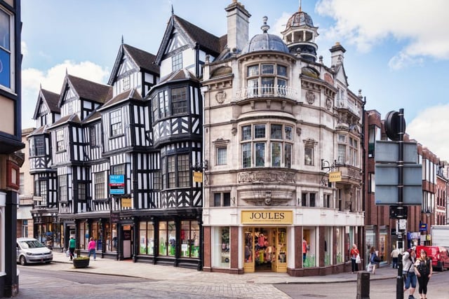 Just a few miles from the Welsh border is Shrewsbury, another town rated a happy place to live by residents. It’s a pretty town with plenty to do and see - including the ruins of the former Roman city.
