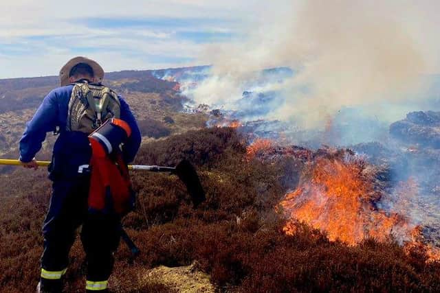 Firefighters battled for seven days to extinguish the fire.