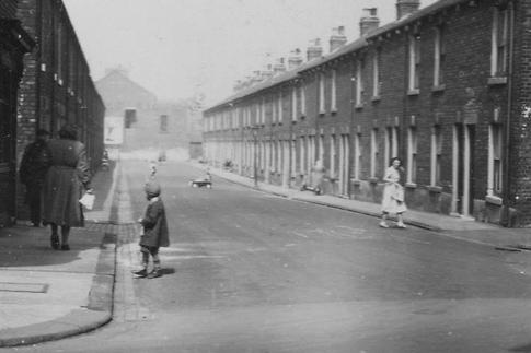 Gas Street, West Hartlepool, which was demolished around the early 1970s. Photo: Hartlepool Library Service.