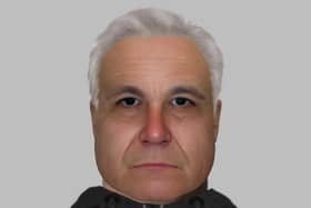 An e-fit of the man police wish to speak to.