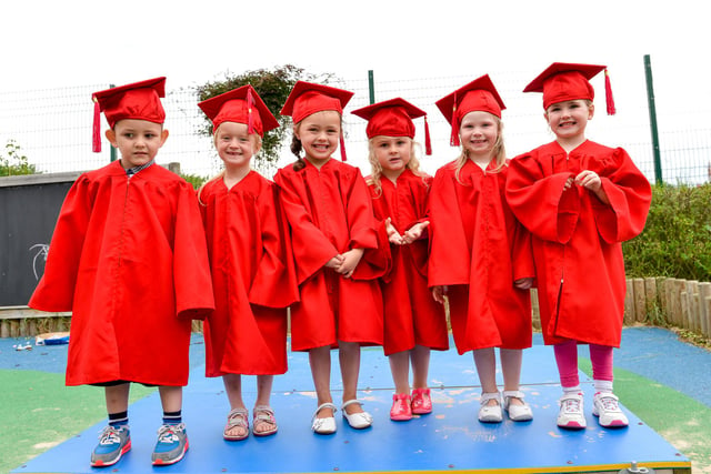 Can you spot someone you know in this graduation ceremony from Kiddikins Nursery in 2014?