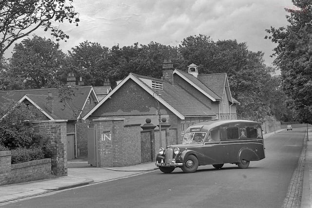The ambulance station in Elwick Road in 1954. Remember it?