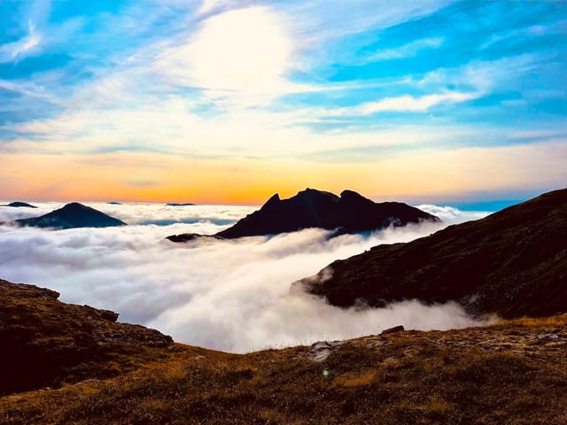 The 30-year-old, who describes herself as an “obsessive-newbie” to Munro-bagging, said the couple reached the summit of the mountain - and the spectacular view - at around 4pm.
