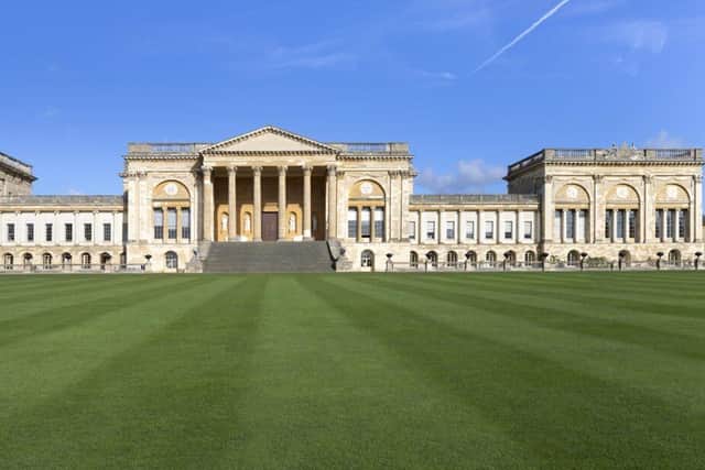 Stowe House in Buckinghamshire was named the longest building at 638 feet