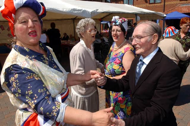Staff and residents from the Meadow Care rest home in Boldon are pictured celebrating the anniversary of VE Day in 2005. Remember this?