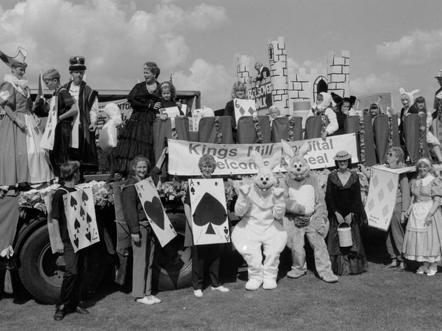 Can you recognise anyone on this float?