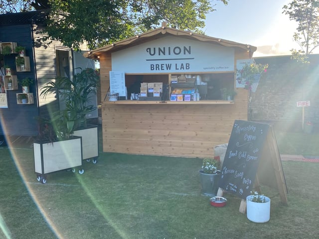 Edinburgh speciality coffee Union Brew Lab's hut at Neighbourgood offers visitors the chance to try their meticulously brewed single-origin coffee