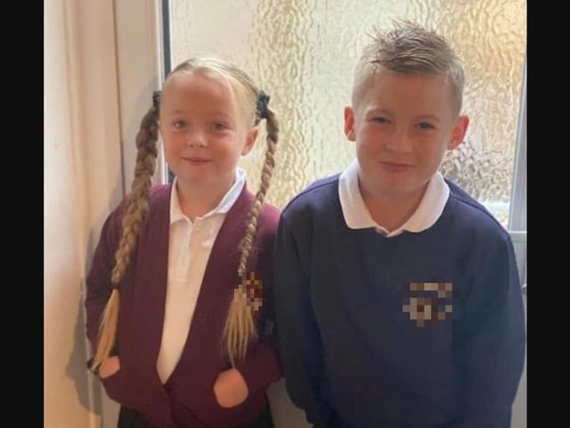 Millie-Rose, aged seven and Stanley, aged nine, from Southsea, are returning to school.