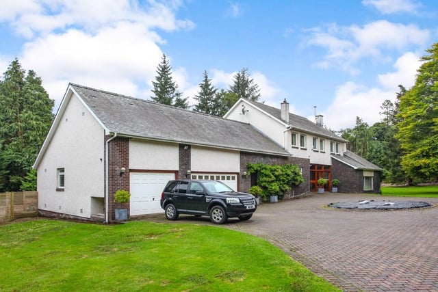 Substantial house set within generous, established gardens and room for development, on one of Scotland’s premier residential streets, opposite the main entrance to Gleneagles Hotel. Offers over £1,550,000.