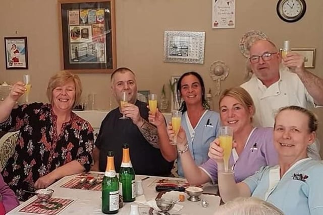 Lisa McKitterick: Some of the amazing Belle Vue House team I work with, everyone goes above and beyond to give our residents the best quality of life they deserve.