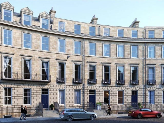 Part of three A-listed Georgian townhouses designed in 1822 by well-known architect James Gillespie Graham, this property is part of a conversion 31,000 square foot conversion of the former French Consulate in Edinburgh's New Town.
The building used to provide diplomatic services to Scotland's French community after the end of the Second World War ( Photo: Rettie).