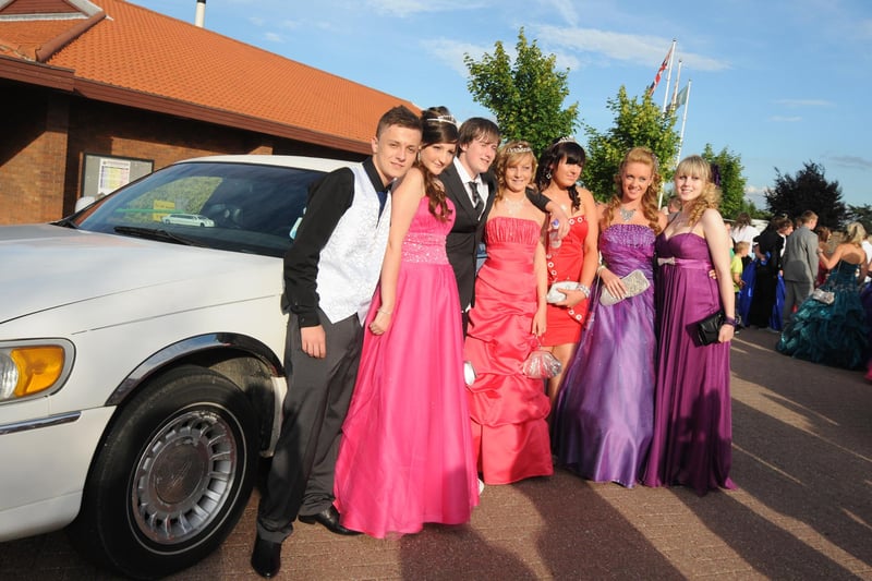 Meden School year 11 prom from 2010, held at Mansfield Civic Centre.