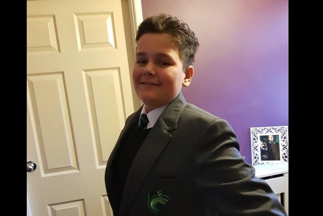 Alfie Raynor, 11 from Cowplain, has started secondary school.