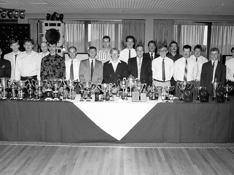 Mansfield Sunday League football's presentation in 1990 - did you win any trophies that year?