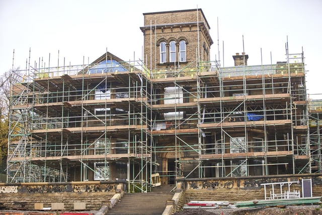 The main building of Tapton Court will be transformed into 14 apartments.
