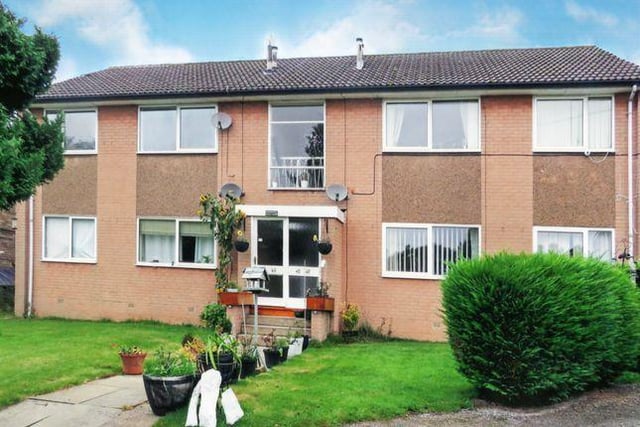 This two bedroom ground floor flat has a communal garden. Marketed by William H Brown, 01246 920858.