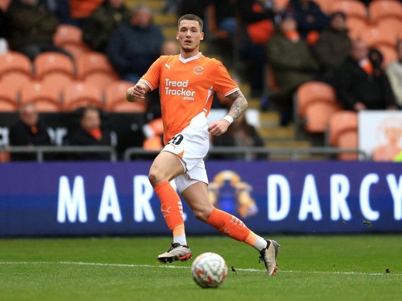 Former Leeds academy talent ranks in the top five League One defenders for interceptions (189) and blocks (27) with Blackpool.