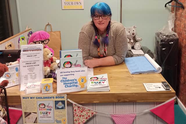 Sue Todd has written a book and some of the proceeds will be donated to Sheffield Children's Hospital